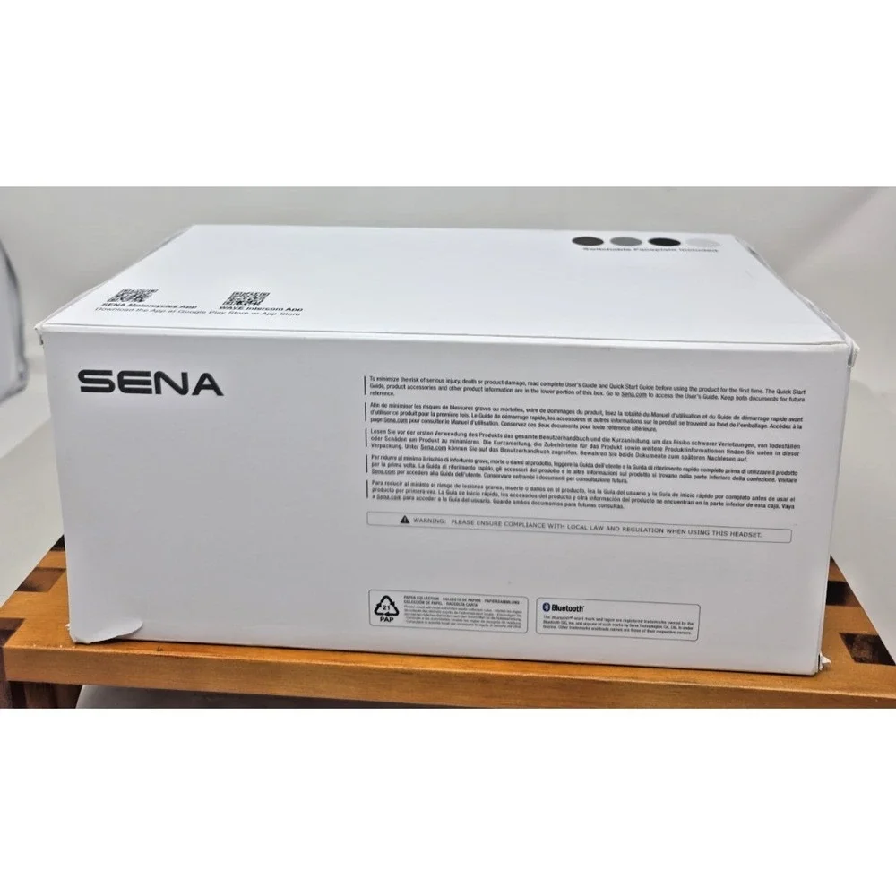 Sena 60S-01D Dual Pack Motorcycle Bluetooth Mesh Intercom Harman Kardon Sealed
